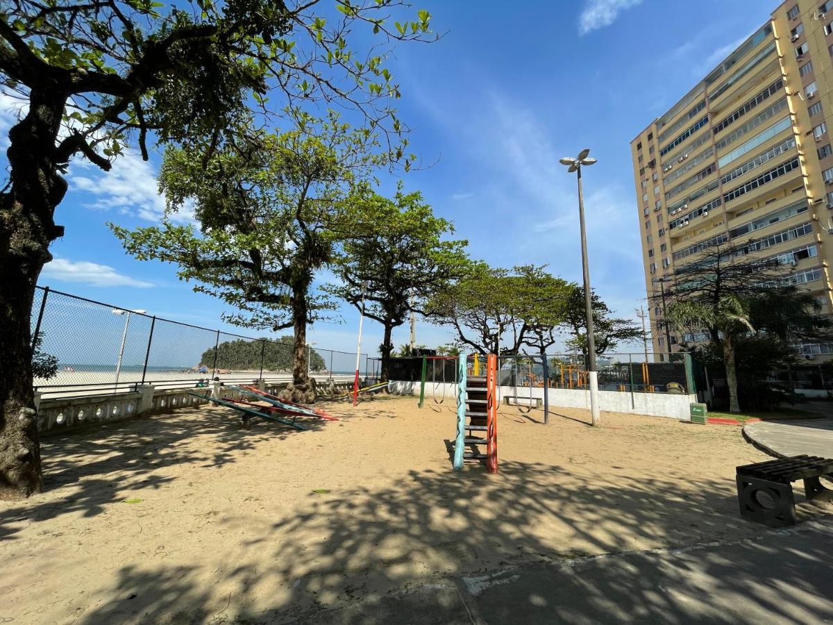 Pe Na Areia Em Santos! Que Vista Mar! Apartman Santos  Kültér fotó