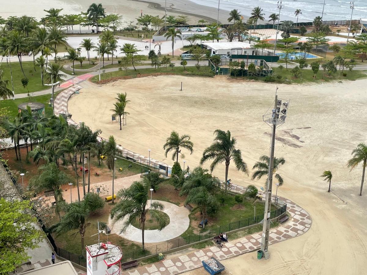 Pe Na Areia Em Santos! Que Vista Mar! Apartman Santos  Kültér fotó